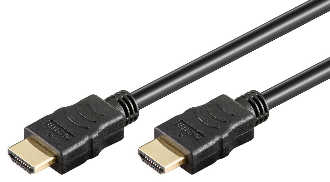 GOOBAY καλώδιο HDMI 51819 με Ethernet, 4K/30Hz, 10.2Gbps, 1.5m, μαύρο