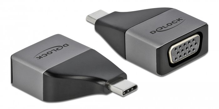 DELOCK αντάπτορας USB 3.2 Gen 1 Type-C σε VGA 64002, Full HD
