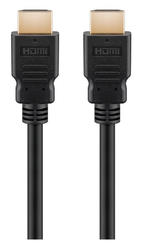 GOOBAY καλώδιο HDMI 69122 με Ethernet, 4K/30Hz, 10.2Gbps, 0.48m, μαύρο