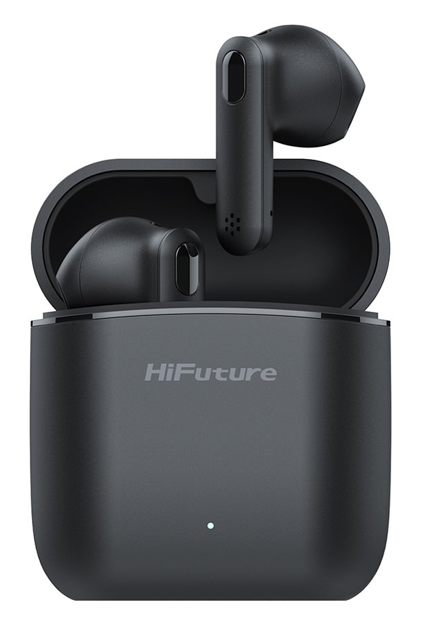 HIFUTURE earphones Flybuds 2 με θήκη φόρτισης, true wireless, μαύρα