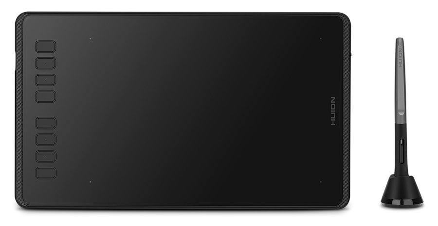 HUION pen tablet H950P, 8.7 x 5.4", battery-free pen, 8 πλήκτρα, μαύρο