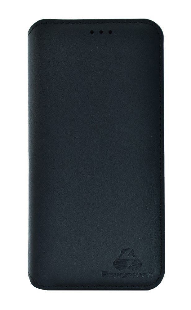 POWERTECH Θήκη Slim Leather για Samsung J6 Plus 2018, μαύρη
