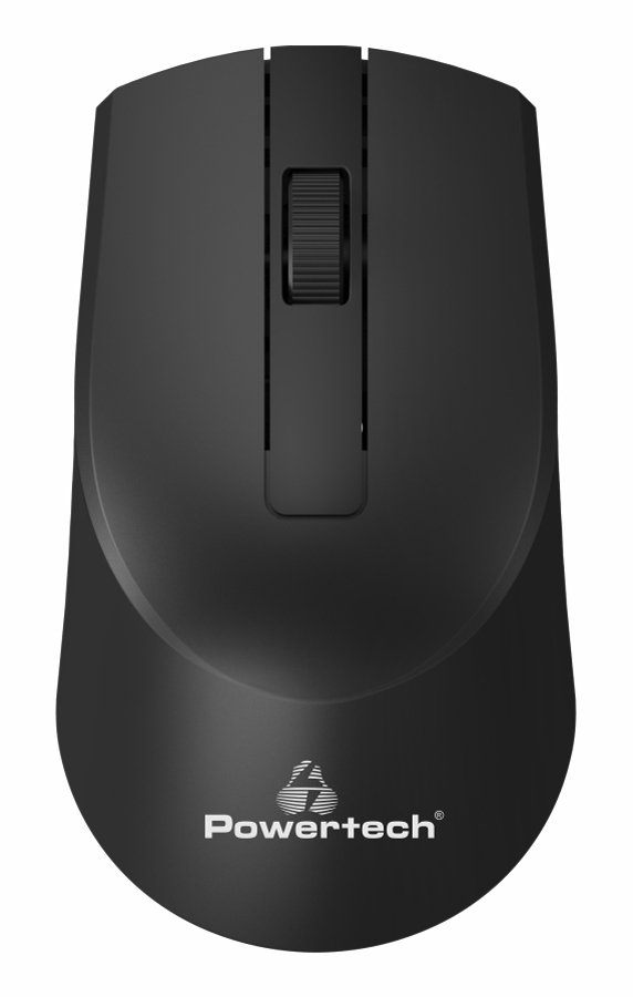 POWERTECH ασύρματο ποντίκι PT-951, οπτικό, 1600DPI, μαύρο