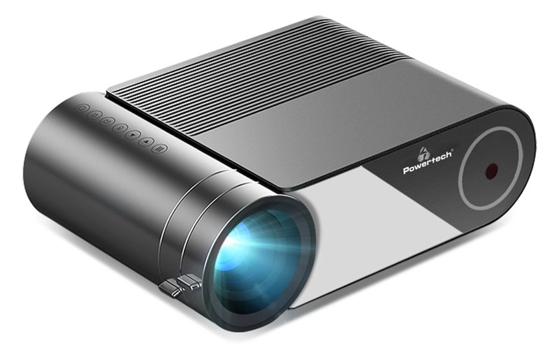 POWERTECH LED βιντεοπροβολέας PT-962, Wi-Fi Airplay, 1080p, HDMI, μαύρος