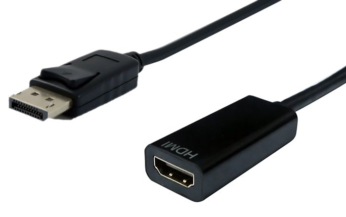 POWERTECH αντάπτορας DisplayPort σε HDMI PTH-032, 4K, μαύρο
