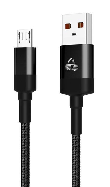 POWERTECH Καλώδιο USB σε Micro USB eco round PTR-0080, copper, 1m, μαύρο
