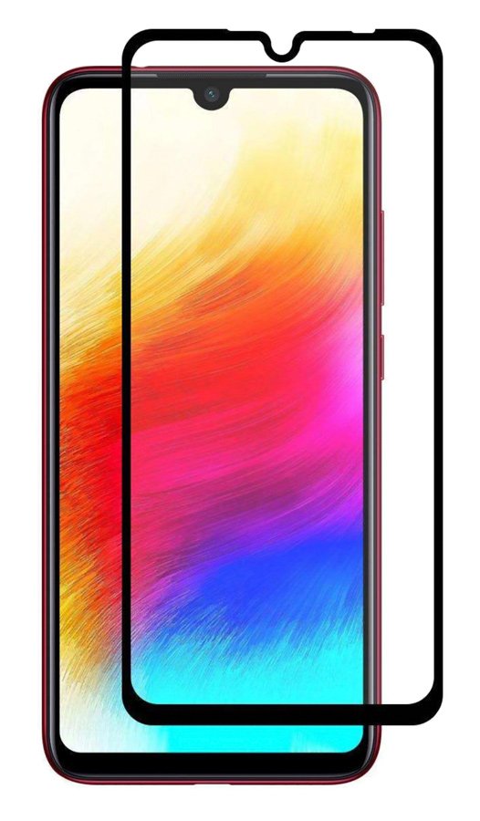 POWERTECH Tempered Glass 5D Full Glue Xiaomi Redmi Note 7/Pro/S, μαύρο