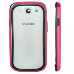 VOLTE-TEL ΘΗΚΗ SAMSUNG I9300 BUMPER PC-SILICONE PINK-BLACK