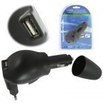 VOLTE-TEL USB DUO TRAVEL- ΦΟΡΤΙΣΤΗΣ ΑΥΤΟΚΙΝΗΤΟΥ 1000mA BLACK