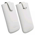 KRUSELL ΘΗΚΗ ΠΟΥΓΚΙ SLIM LEATHER ASPERO WHITE L LONG