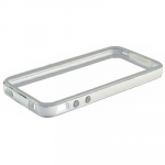 VOLTE-TEL ΘΗΚΗ IPHONE 4G/4S BUMPER METAL BUTTON WHITE-GREY