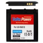 ΜΠΑΤΑΡΙΑ LG KG810 BLACK 750mAh Li-ion (LGLP-GAMM)VoltePower