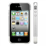 VOLTE-TEL ΘΗΚΗ IPHONE 4G/4S BUMPER 2 PCS + SCREEN PROTECTOR WHITE-SILVER