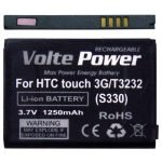 ΜΠΑΤΑΡΙΑ HTC T3232 TOUCH 3G 1250mAh (BA S330) Li-ion VoltePower