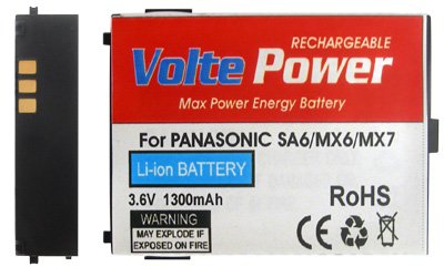 ΜΠΑΤΑΡΙΑ PANASONIC SA6 1300mAh Li-ion VoltePower