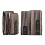 BUGATTI ΘΗΚΗ ΠΟΥΓΚΙ LEATHER TWIN STRIPED BROWN M