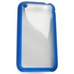 VOLTE-TEL ΘΗΚΗ IPHONE 4G/4S FACEPLATE HARD FUZZY V001 BLUE