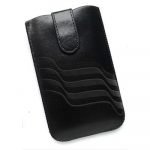 VOLTE-TEL ΘΗΚΗ ΠΟΥΓΚΙ LEATHER WAVE LOOP V514 BLACK M