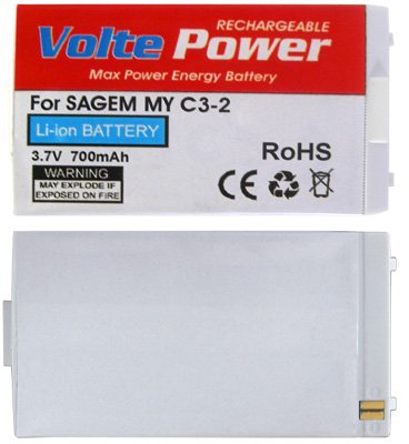 ΜΠΑΤΑΡΙΑ SAGEM MYC3-2/MYC4-2 700mAh Li-ion VoltePower