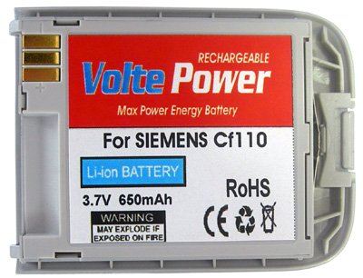 ΜΠΑΤΑΡΙΑ SIEMENS CF110 SILVER 650mAh Li-ion VoltePower