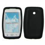 VOLTE-TEL ΘΗΚΗ LG OPTIMUS HUB E510 ΣΙΛΙΚΟΝΗΣ BLACK