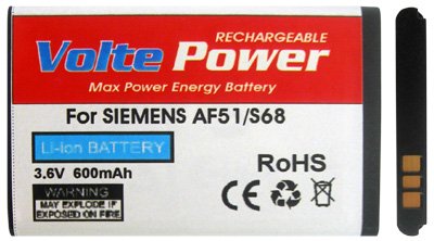 ΜΠΑΤΑΡΙΑ SIEMENS S68/AF51 600mAh Li-ion VoltePower