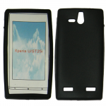 VOLTE-TEL ΘΗΚΗ SONY XPERIA U ST25i ΣΙΛΙΚΟΝΗΣ BLACK