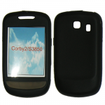 VOLTE-TEL ΘΗΚΗ SAMSUNG S3850 CORBY 2 ΣΙΛΙΚΟΝΗΣ BLACK