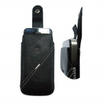 VOLTE-TEL ΘΗΚΗ ΠΟΥΓΚΙ LEATHER TWIN LOOP BLACK SL NSP 2500DS/2300DS/2000DS