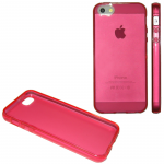 VOLTE-TEL ΘΗΚΗ IPHONE SE/5/5S SLIMCOLOR TPU ΔΙΑΦΑΝΗ ΚΟΡΑΛΙ