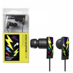 HANDS FREE MP4 ELECOM YELLOW BON BLACK STEREO JACK 3.5mm (120cm)