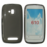 VOLTE-TEL ΘΗΚΗ NOKIA LUMIA 610 SLIMCOLOR TPU ΔΙΑΦΑΝΗ ΓΚΡΙ