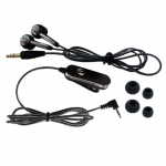 HANDS FREE SHARP GX30/GX25 ROPE VOLTE-TEL VT607+VT014 STEREO ON/OFF2pcs BLACK
