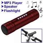 MP3(mSD 4GB)SPEAKER ΦΑΚΟΣ-ALARM H/F-ΒΑΣΗ ΠΟΔΗΛΑΤΟΥ VT-LED7 RED