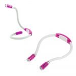 VOLTE-TEL ΦΑΚΟΣ ΛΑΙΜΟΥ 4 LED ΜΕ ΕΥΚΑΜΠΤΟ ΣΩΛΗΝΑ VT-LED8 PINK