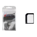 NANO SIM CARD TO MICRO SIM CARD ADAPTOR BLACK VOLTE-TEL