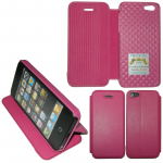 VOLTE-TEL ΘΗΚΗ IPHONE SE/5/5S PU LEATHER FOLIO-STAND FUCHSIA