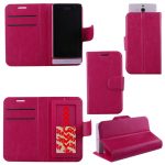 VOLTE-TEL ΘΗΚΗ UNIVERSAL 3.5"-4.0" LEATHER BOOK STAND 3M SLIDE PINK