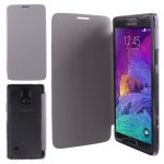 IDOL 1991 ΘΗΚΗ SAMSUNG NOTE 4 N910 FACE-BOOK CLEAR LEATHER WHITE