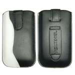 VOLTE-TEL ΘΗΚΗ ΠΟΥΓΚΙ SLIM CASE LEATHER LOOP V1510 BLACK-WHITE M