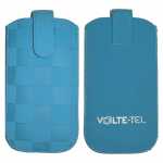 VOLTE-TEL ΘΗΚΗ ΠΟΥΓΚΙ SLIM CASE FABRIC CUBE V1604 BLUE ML