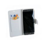 VOLTE-TEL ΘΗΚΗ SAMSUNG S6 EDGE G925 LINE LEATHER-TPU BOOK STAND WHITE