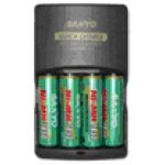 SANYO ΤΑΧΥΦΟΡΤΙΣΤΗΣ ΕΠΑΝΑΦΟΡΤΙΖΟΜΕΝΩΝ ΜΠΑΤΑΡΙΩΝ AA/AAA NICD/NIMH NC-MQR01