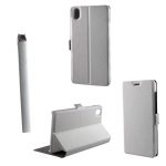 VOLTE-TEL ΘΗΚΗ LENOVO A5000 5.0" PU LEATHER BOOK-STAND WHITE