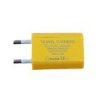 USB TRAVEL CHARGER mini 1000mA YELLOW