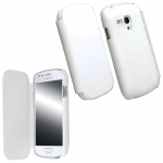 KRUSELL ΘΗΚΗ SAMSUNG I8190 PU LEATHER FLIPCOVER WHITE