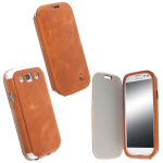 KRUSELL ΘΗΚΗ SAMSUNG I9300 LEATHER FLIPCOVER KIRUNA CAMEL