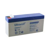 ULTRACELL ΜΠΑΤΑΡΙΕΣ ΜΟΛΥΒΔΟΥ 8V 3.2Ah (133x35x62) ΑΚΡΟΔΕΚΤΗΣ T1/F1 4,75mm
