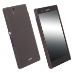 KRUSELL ΘΗΚΗ SONY XPERIA Z FACEPLATE FROSTCOVER TRANSPARENT BLACK