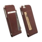 KRUSELL ΘΗΚΗ IPHONE 6S/6 4.7" LEATHER WALLET CASE KALMAR BROWN